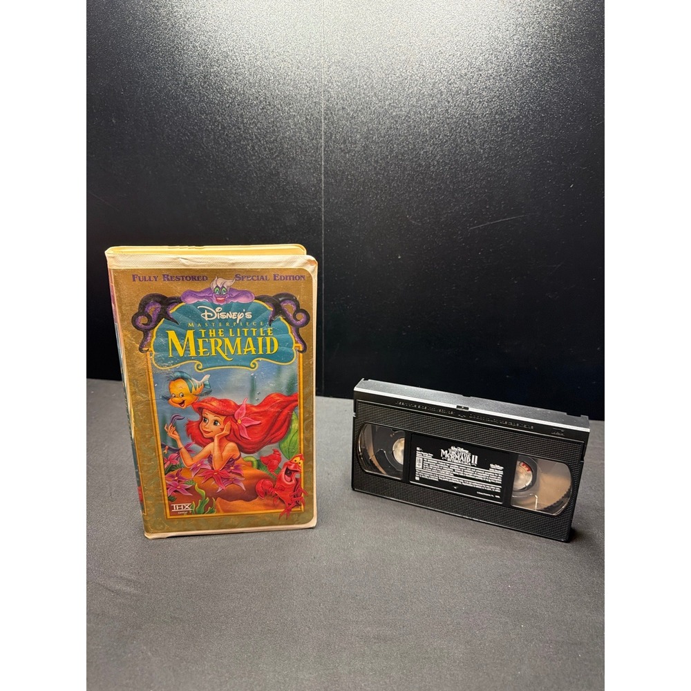 Disney The Little Mermaid VHS Masterpiece Collection Special Edition THX